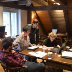 Alexander Pinker mit dem Team eTaxi